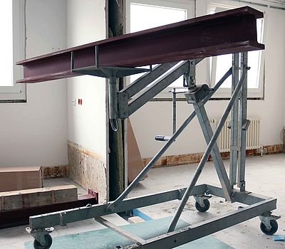Betonwand Schleiffläche