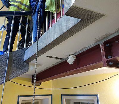 tragende Wand Stahlträger Statik